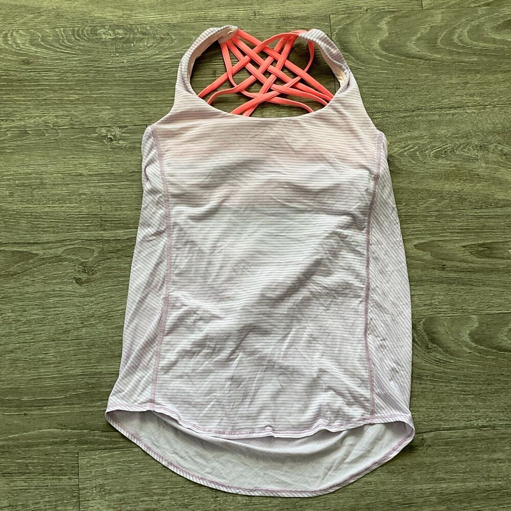 LULULEMON Slay The Studio 2-In-1 Tank Athletic Bra B/C Cup Yoga Gym Size 6